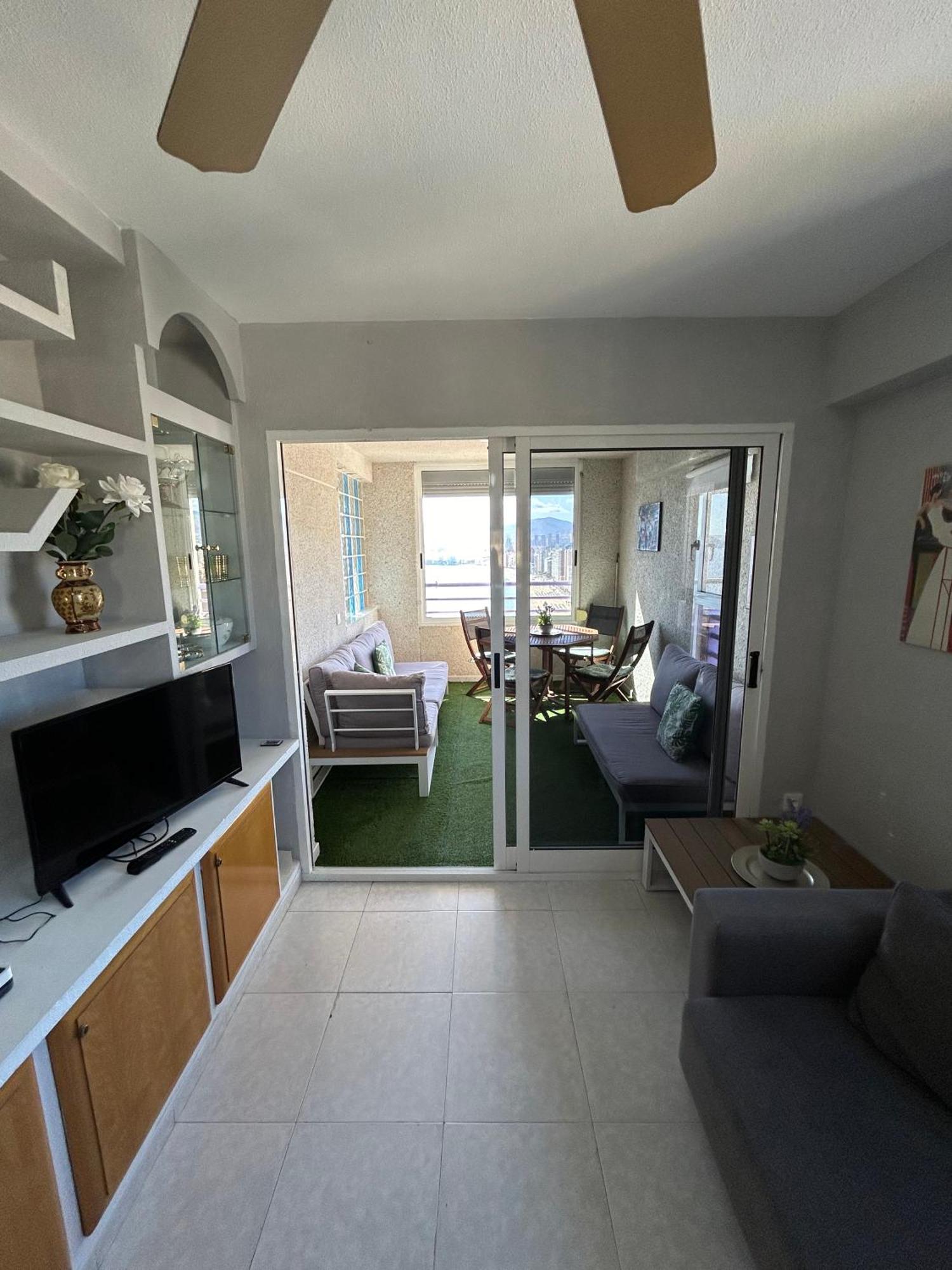 Apartamento Con Preciosas Vistas Y Piscina 베니돔 외부 사진